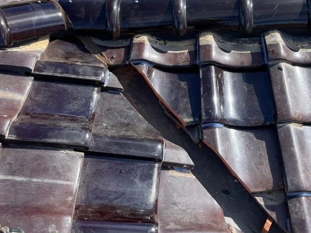 高砂市で交換を終えた谷板金